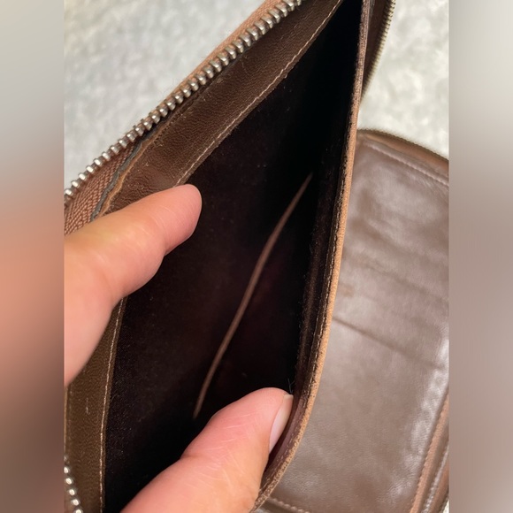 Chanel Brown Travel Line Canvas Bifold Long Wallet 🤎 - Picture 4 of 15